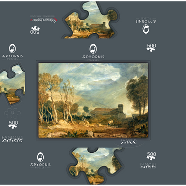 Ingleborough from Chapel-Le-Dale 500 Jigsaw Puzzle box 3D Modell