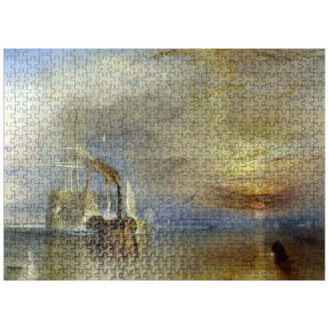 puzzleplate Le Dernier Voyage du Téméraire, 1839 500 Jigsaw Puzzle