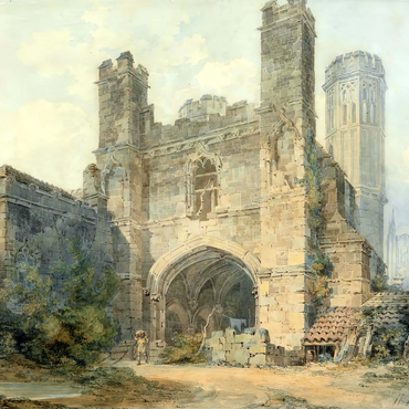 Saint Augustine's Gate, Canterbury 500 Jigsaw Puzzle 3D Modell