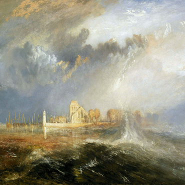 Quillebeuf, Mouth of the Seine 100 Jigsaw Puzzle 3D Modell