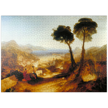 puzzleplate The Bay of Baiae, with Apollo and the Sibyl 1000 Jigsaw Puzzle