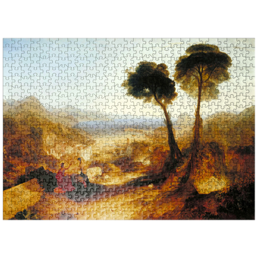 puzzleplate The Bay of Baiae, with Apollo and the Sibyl 500 Jigsaw Puzzle