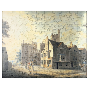 puzzleplate View of the Archbishop's Palace, Lambeth 100 Jigsaw Puzzle