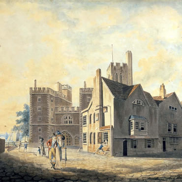 View of the Archbishop's Palace, Lambeth 500 Jigsaw Puzzle 3D Modell