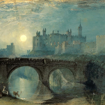 Alnwick Castle 100 Jigsaw Puzzle 3D Modell