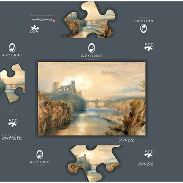 Barnard Castle 500 Jigsaw Puzzle box 3D Modell