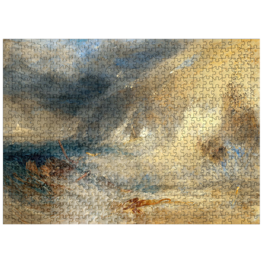 puzzleplate Long Ship's Lighthouse, Land's End 500 Jigsaw Puzzle