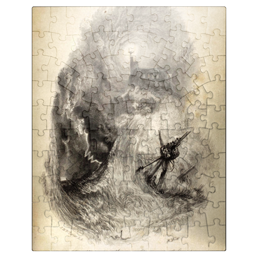 puzzleplate St. Michael's Mount, Shipwreck of Lycidas 100 Jigsaw Puzzle