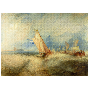 puzzleplate Van Tromp, going about to please his Masters, Ships a Sea, getting a Good Wetting 1000 Jigsaw Puzzle