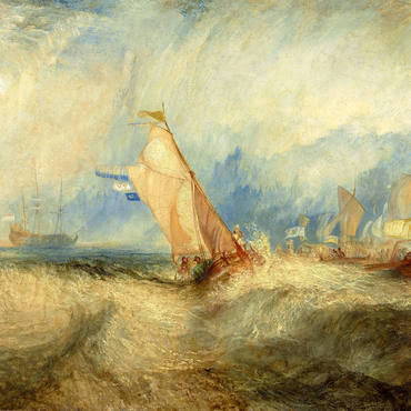 Van Tromp, going about to please his Masters, Ships a Sea, getting a Good Wetting 1000 Jigsaw Puzzle 3D Modell