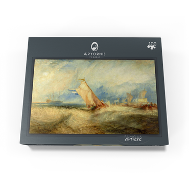 Van Tromp, going about to please his Masters, Ships a Sea, getting a Good Wetting 100 Jigsaw Puzzle box view1