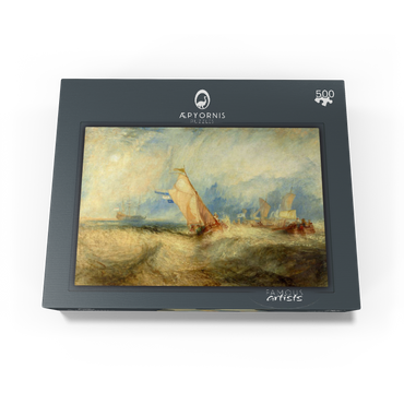 Van Tromp, going about to please his Masters, Ships a Sea, getting a Good Wetting 500 Jigsaw Puzzle box view1