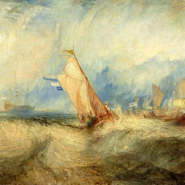 Van Tromp, going about to please his Masters, Ships a Sea, getting a Good Wetting 500 Jigsaw Puzzle 3D Modell