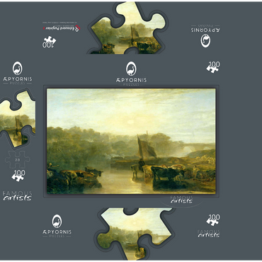 Abingdon 100 Jigsaw Puzzle box 3D Modell