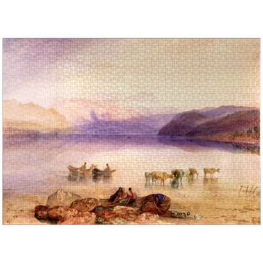 puzzleplate Joseph Mallord William Turner, Ullswater, Cumberland 1000 Jigsaw Puzzle