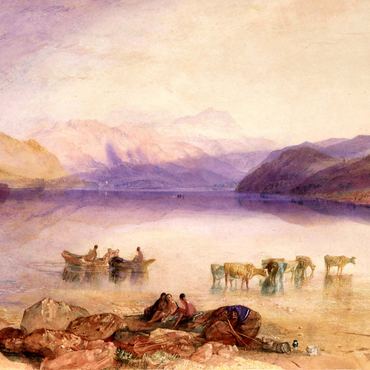 Joseph Mallord William Turner, Ullswater, Cumberland 500 Jigsaw Puzzle 3D Modell