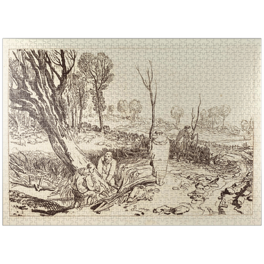 puzzleplate Hedging and Ditching 1000 Jigsaw Puzzle