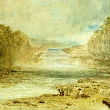 Aysgarth Force, Richmondshire 500 Jigsaw Puzzle 3D Modell