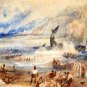 The Whale on Shore 500 Jigsaw Puzzle 3D Modell