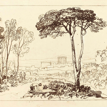 Scene in the Campagna 500 Jigsaw Puzzle 3D Modell