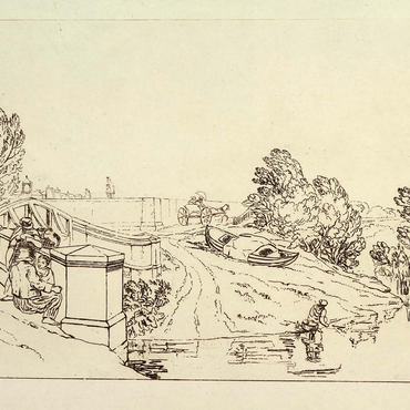 Water Cress Gatherers ( (Liber Studiorum, part XIII) 500 Jigsaw Puzzle 3D Modell