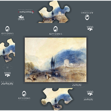 Bellinzona 1000 Jigsaw Puzzle box 3D Modell