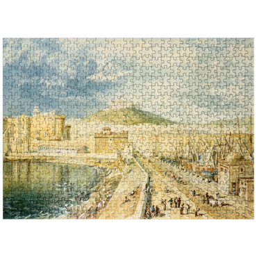 puzzleplate The Old Harbour, Naples 500 Jigsaw Puzzle