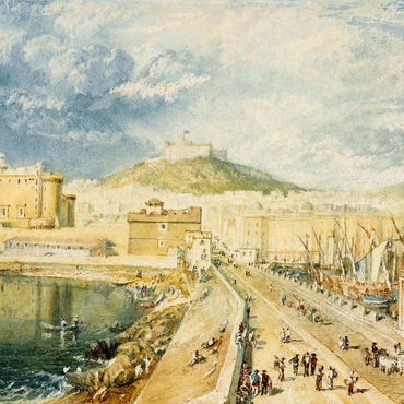 The Old Harbour, Naples 500 Jigsaw Puzzle 3D Modell