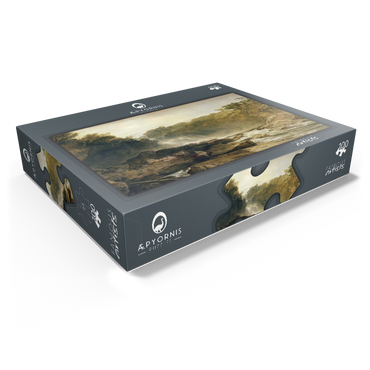 The Fall of the Clyde, Lanarkshire - Noon 100 Jigsaw Puzzle box view1