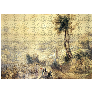 puzzleplate Berncastle (Oberwesel) 500 Jigsaw Puzzle