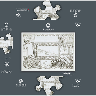 Frontispiece 1000 Jigsaw Puzzle box 3D Modell