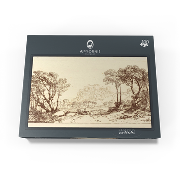 The Castle Above the Meadows 100 Jigsaw Puzzle box view1