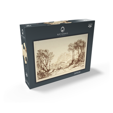 The Castle Above the Meadows 500 Jigsaw Puzzle box view1