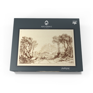 The Castle Above the Meadows 500 Jigsaw Puzzle box view1