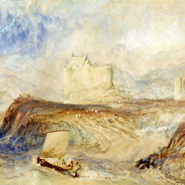 Dunstaffnage 500 Jigsaw Puzzle 3D Modell