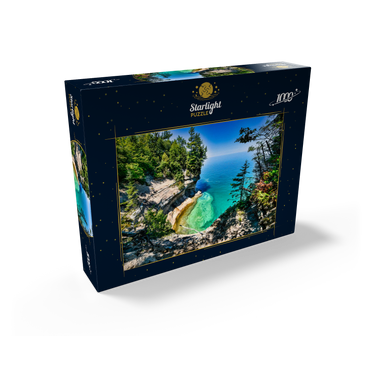 The towering view of Lake Superior from Michigan on the Upper Peninsula 1000 Jigsaw Puzzle box view1