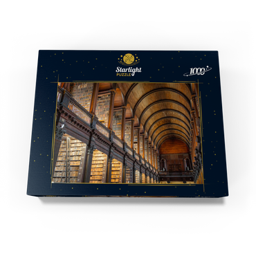Books in the Long Room Library, Trinity College Dublin Ireland 1000 Jigsaw Puzzle box view1