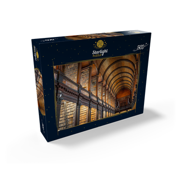 Books in the Long Room Library, Trinity College Dublin Ireland 500 Jigsaw Puzzle box view1