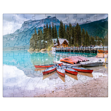 puzzleplate Emerald Lake Yoho National Park Canada British Columbia 100 Jigsaw Puzzle