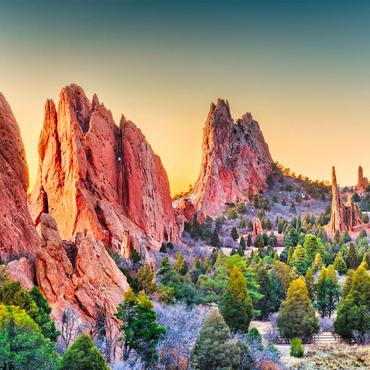Garden of the Gods, Colorado Springs, Colorado, USA. 1000 Jigsaw Puzzle 3D Modell