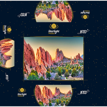 Garden of the Gods, Colorado Springs, Colorado, USA. 1000 Jigsaw Puzzle box 3D Modell
