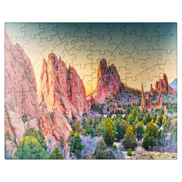 puzzleplate Garden of the Gods, Colorado Springs, Colorado, USA. 100 Jigsaw Puzzle