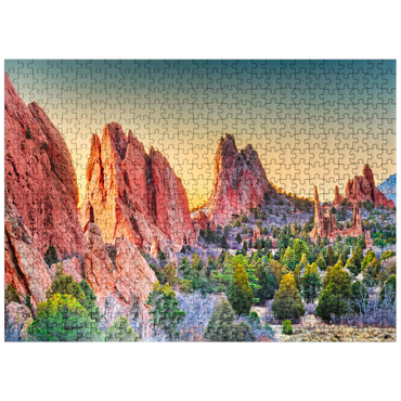 puzzleplate Garden of the Gods, Colorado Springs, Colorado, USA. 500 Jigsaw Puzzle