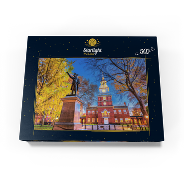 Independence Hall in Philadelphia, Pennsylvania, USA. 500 Jigsaw Puzzle box view1