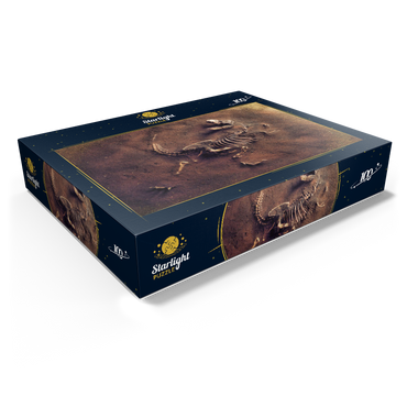 Dinosaurir fossil (Tyrannosaurus Rex) from archaeologists 100 Jigsaw Puzzle box view1