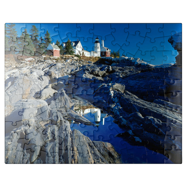 puzzleplate Lighthouse at Pemaquid Point, Maine, USA 100 Jigsaw Puzzle
