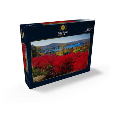 Autumn atmosphere at Lake Waramaug, Connecticut, USA 100 Jigsaw Puzzle box view1