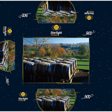 Hopkins Winery on the Connecticut Wine Route, Lake Waramaug, Connecticut, USA 500 Jigsaw Puzzle box 3D Modell