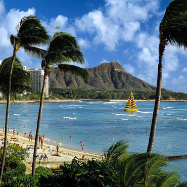 Honolulu, Oahu, Hawaii, USA 100 Jigsaw Puzzle 3D Modell