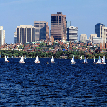 Boston skyline, Massachusetts, USA 1000 Jigsaw Puzzle 3D Modell